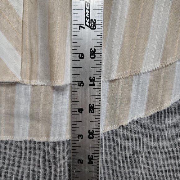 VINTAGE Wrangler Shirt Pearl Snap Long Sleeve Striped Long Tails Size 18.5-36 - Picture 8 of 12